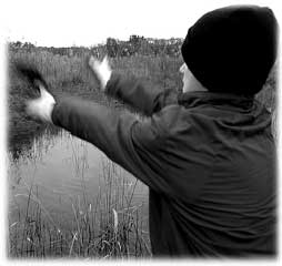 Wild rice planting, youth volunteer, September