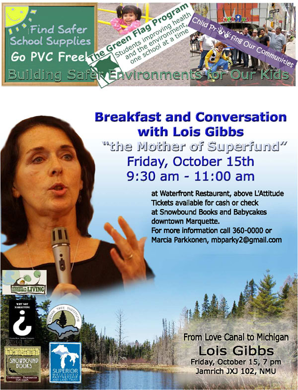 Breakfast and Conversation with Lois Gibbs Breakfast and Conversation with Lois Gibbs