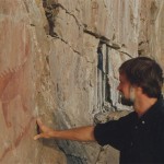Jon Magnuson observes rock painting