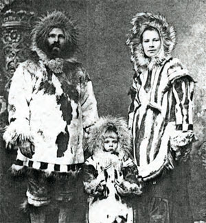 Tollef Brevig and his family