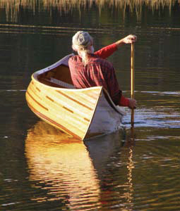 Photo by canoe-builder Craig Kitchen