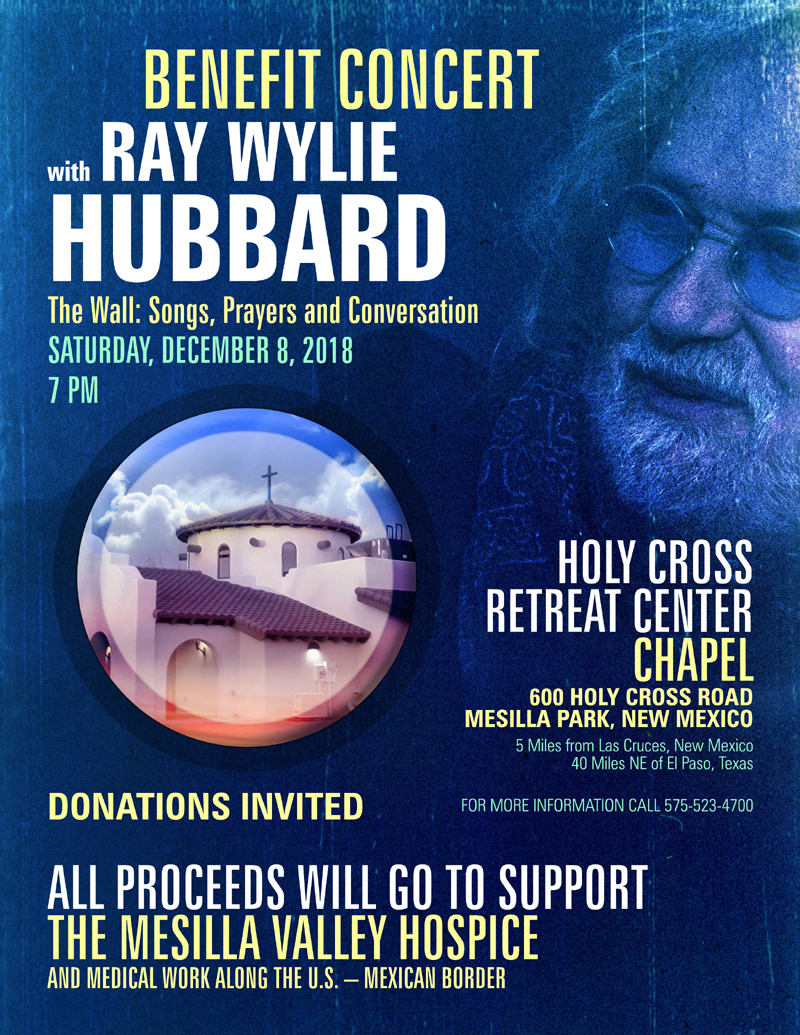 Ray Wylie Hubbard Benefit Concert Poster