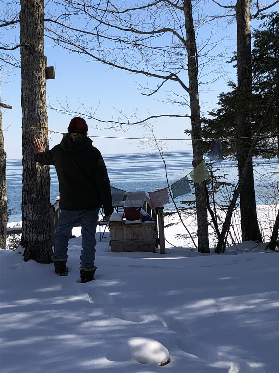 Looking at Lake Superior