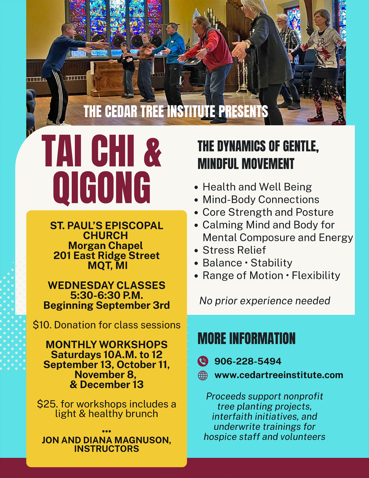 Tai Chi Fall Poster 2025
