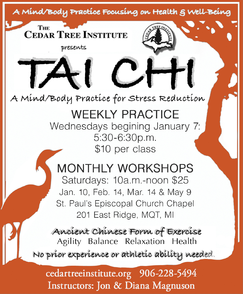 Tai Chi Schedule 2026