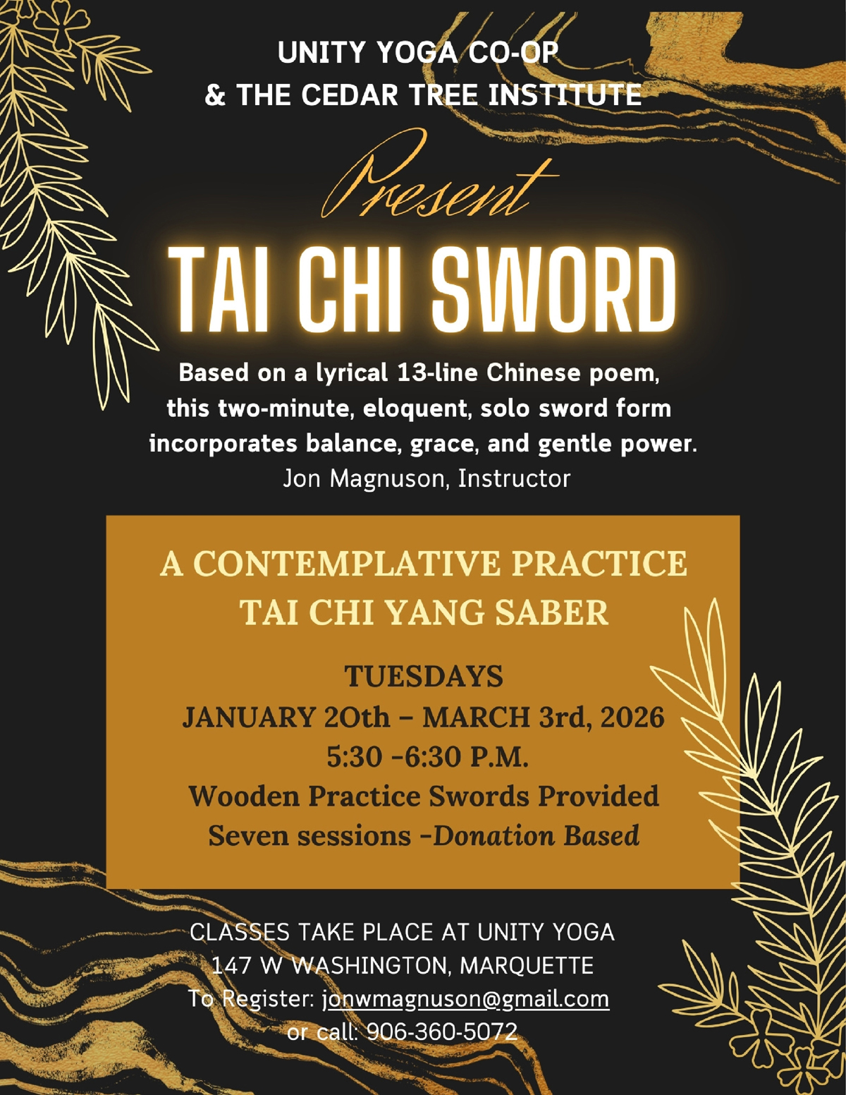 Tai Chi Sword Flyer 2026